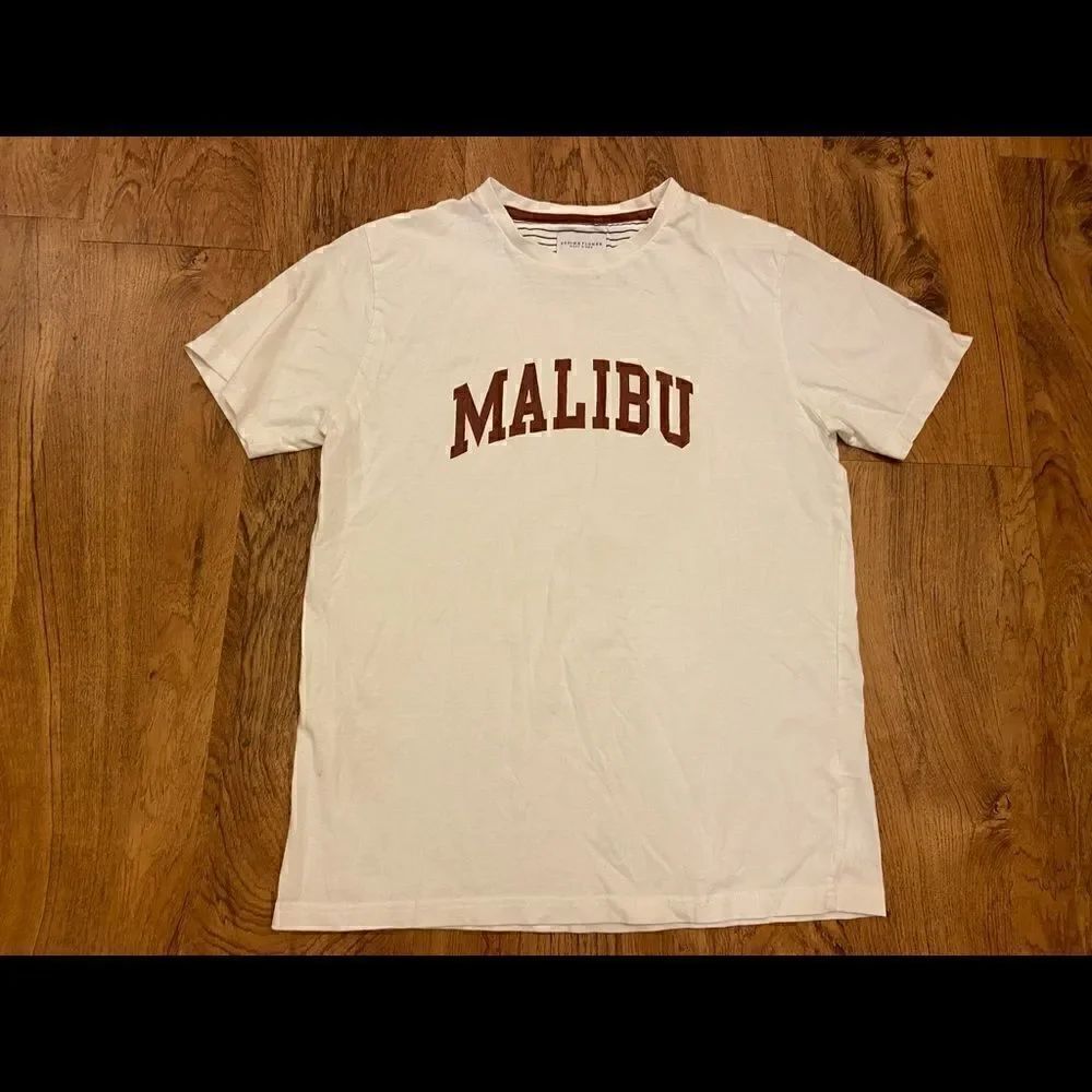 Denim & Flower Ricky Singh Malibu white short sleeve tee shirt